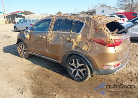 2017 Kia Sportage Sx Turbo из США, поврежденный, VIN KNDPRCA66H7046475